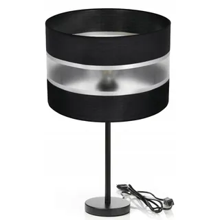 Moonlight Astra Silver Tischlampe Schwarz 30cm E27
