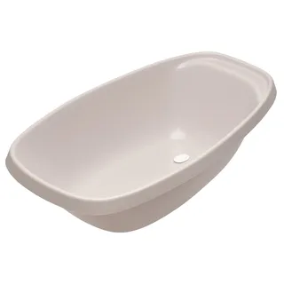 Orthex Badewanne 50 L mit Stöpsel | Grau | | Baby-Bad | BPA-frei | 10-Jahres-Garantie | L90 x W47 x H24 cm