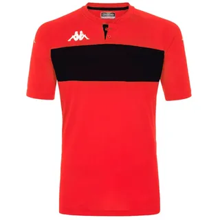 Kappa Dalto Kurzarm-poloshirt - Red / Black - XL