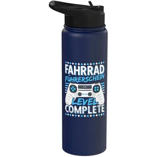 Fahrradprüfung bestanden, Fahrradführerschein Level, Kinder Stainless Steel Insulated Water Bottle