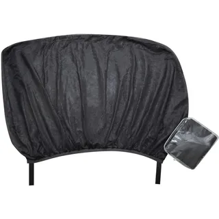 CarComfort Sonnenschutz-Auto, 2 Stück Sonnenblenden-Seitenscheibe, Universal Sonnenschutz-Kinder, UV-Schutz-Auto, Seitenfenster-Sonnenschutz schwarz