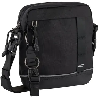 CAMEL ACTIVE Herren Connect Umhängetasche mit abnehmbarem Schulterriemen Schwarz, Menswear-S