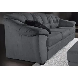 sit&more 3-Sitzer »Safira« inklusive komfortablem Federkern, wahlweise mit Bettfunktion grau