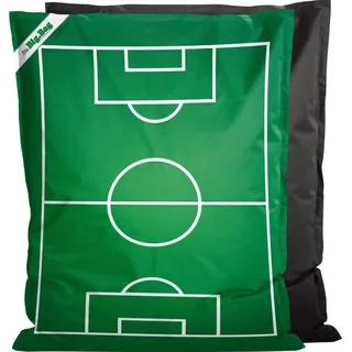 Sitting Point Sitzsack BigBag 200 l Gras Grün Fußball-Muster