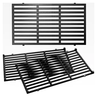 Grillroste aus Gusseisen für Weber Genesis II 400 & II LX 400 Serie, Genesis II E/S-410, E/S-435, LX E/S-440, LX E-410/SE-410 Gasgrill, Ersatz für Weber 66097 66089, 3er Set