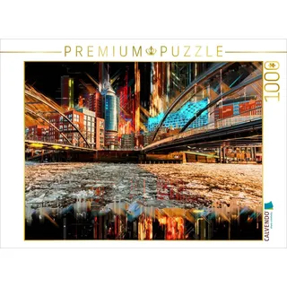 CALVENDO Puzzle Hamburg 1000 Teile Puzzle quer | 1000 Teile Lege-Größe 64x48cm Foto-Puzzle für glückliche Stunden