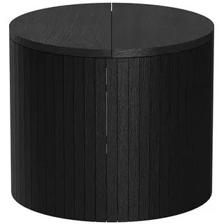 Vicco Couchtisch Tavilo, 38 x 38 cm, Eiche/Schwarz - Braun
