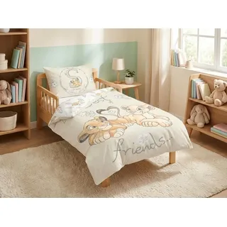 Jerry Fabrics 19BS220, Deckenbezug im Lieferumfang enthalten, Kissenbezug enthalten - Beige, Braun