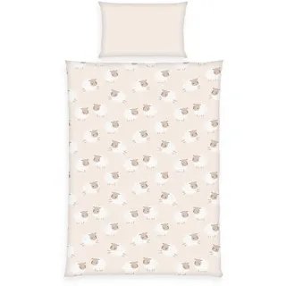 Baby Best Wendebettwäsche "babybest Schäfchen", 2 Stk., besonders kuschelig, bunt