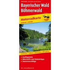 Motorradkarte Bayerischer Wald - Böhmerwald 1 : 200 000