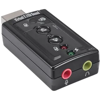 InLine USB Audio Soundkarte, mit virtuellem 7.1