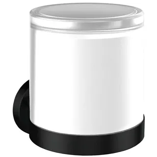 emco round Sensor-Seifenspender, satiniertes Kristallglas, 432113303, Farbe: Schwarz