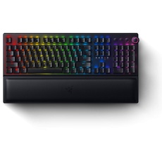 Bild von BlackWidow V3 Pro (Yellow Switch) - Kabellose Mechanische Gaming Tastatur (Geräuschlose Mechanische Switches, RGB Chroma, Handballenauflage, Bluetooth, QWERTY US-Layout | Schwarz