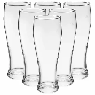VAN WELL Weizenbierglas Bierglas 0,5 l 6-tlg.