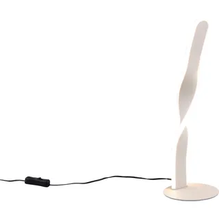 OTTO home LED Tischleuchte »ADELLA, LED Tischlampe 10W 1020 Lumen 3000K warmweiß, Höhe 41 cm« LED-Board 1 Stk. Warmweiß Metall in warm grey, Schnurschalter ON/OFF mit 150cm Kabel