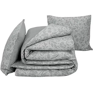 De Witte Lietaer Bettbezug Baumwolle Grau 140 x 220 cm