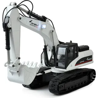 AMEWI RC-Baumaschine Bagger G704E 1:14 RTR schwarz, weiß