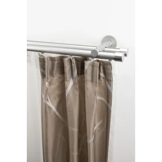 GARESA Innenlaufgarnitur 2-läufig Ø 20 mm 210 cm Grau/Silber