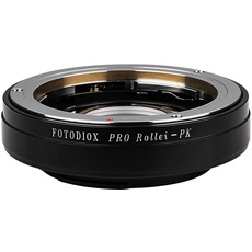 Fotodiox Pro Lens Mount Adapter Compatible with Rollei (QBM) 35mm Film Lenses on Pentax K-Mount Cameras