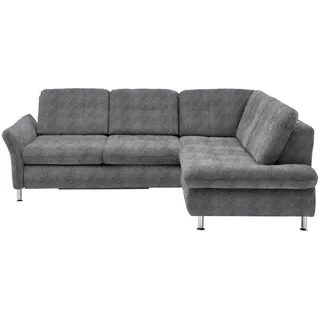 Beldomo Style Ecksofa , Braun, Grau , Textil , Ottomane rechts, L-Form , 242x210 cm , Goldenes M , Bettkasten erhältlich, Stoffauswahl, seitenverkehrt erhältlich, Bettfunktion erhältlich, Hocker erhältlich, Rücken echt , Wohnzimmer, Sofas & Couches, Wohnlandschaften, Ecksofas