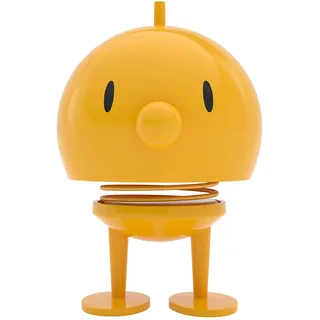 Hoptimist Bumble Wackelfigur & Glücksbringer, Skandinavische Deko Figuren für Wohnzimmer, Schreibtisch, Büro, Bürodeko & Lustige Kleine Geschenke, 10 x 10 x 15 cm, Large, Gelb