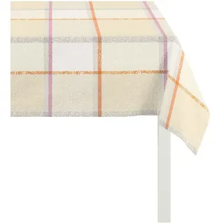 Tischdecke APELT "6106 SPRINGTIME, Paisley, Frühjahrsdeko, Frühling" Gr. 3, bunt (beige, bunt), B:85cm L:85cm, Polyester, Tischdecken, Tischdecke