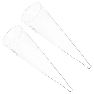 BETOOKY Hängende Glasvasen aus Glas für Wandmontage 2 Stück Transparente Wandvase Hydroponische Pflanzen und Kleine Blumen zur Wohnkultur und Tischdekoration