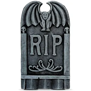 viving - Grabstein-Wasserspeier, Größe 30 x 2,2 x 32,5 cm, Mehrfarbig (1)