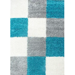 Ayyildiz Hochflorteppich Life Türkis 200 cm x 290 cm