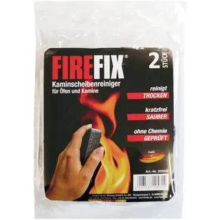 FIREFIX® 2020/2 - Kaminscheibenreiniger (Schwamm) 2 er Set