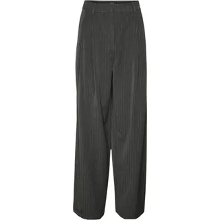 Vero Moda Graue Nadelstreifen-Hose : Größe - 38_32 Größe: 38_32