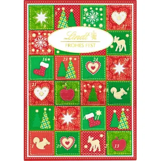Lindt Mini-Tisch Adventskalender Frohes Fest 2025 115g