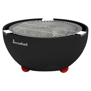 Joya Holzkohlegrill Tischgrill für Balkon und Camping, Schwarz - Schwarz