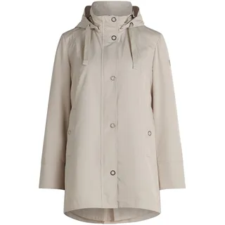 Sommerjacke BETTY BARCLAY "Sommerjacke mit Kapuze", Damen, Gr. 40, silber (silber cloud), Obermaterial: 100% Polyester PES., Jacken Sommerjacke