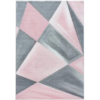 Ayyildiz Webteppich Beta Grau/Rosa ca. 120x170cm