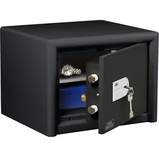 BURG-WÄCHTER Möbeltresor CL 410 K mit Schlüssel, Combi-Line, Sicherheitsstufe S2, Feuerschutz LFS 30 P, VdS- - Schwarz