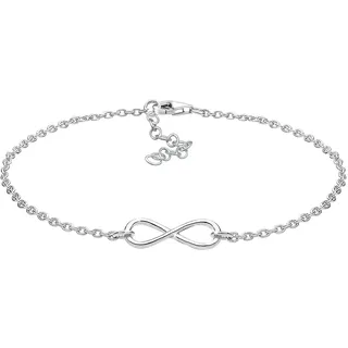 Elli Armband Feiner Damen Armschmuck mit Infinity Unendlichkeitszeichen Symbol in 925 Sterling Silber