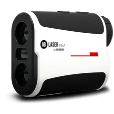 GolfBuddy GB LASER Lite-Entfernungsmesser mit Neigungs-Ein/Aus-Funktion – 800 Yards mit Tragetasche, weiß