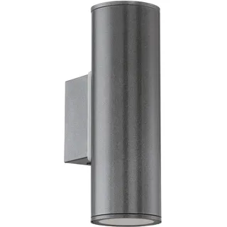 EGLO Außenleuchte Stahl 20,0 cm GU10 2 flammig Antik-Braun