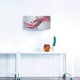 Artland Wanduhr »Ideen« 3D Optik gebogen, mit Quarz- oder Funkuhrwerk, versch. Größen, rot