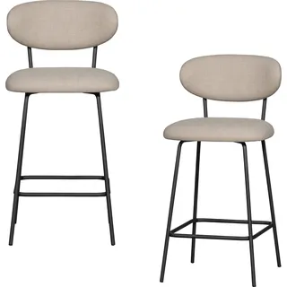 Woood »Kjeld« 2 Stk. tlg. gepolstert mit gewebtem Stoff, Höhe 93 cm,