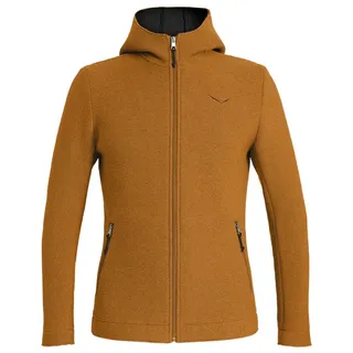 Salewa Kapuzenjacke Sarner Full-Zip (Woll-Mischgewebe) gold/braun Herren