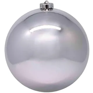 Weihnachtskugeln Christbaumkugeln XL aus Kunststoff silber, O20cm, 1 Stk.