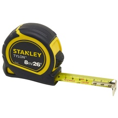 Stanley - Pocket Tape 8m/26ft 25mm Carded 0-30-656 - STA030656N