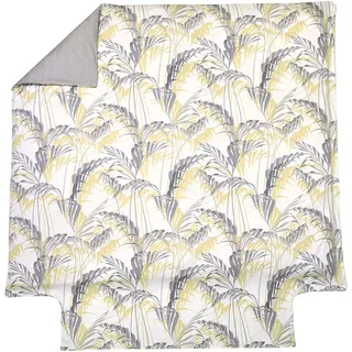 Blanc des Vosges Palm House Bettbezug, 200 x 200 cm, Satin, 100% Baumwolle