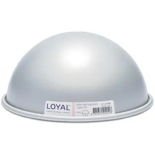 LOYAL Elite Backform Hemisphäre Form Ø20 cm, Kuchenform Ball Motivbackform aus Schwerem, Rostfreiem Aluminium Tortenform Halbkugelbackform Kuchenbackform - Ø20 cm