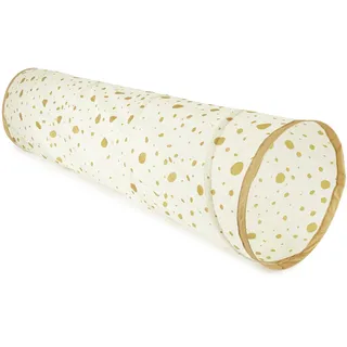 Bieco XXL Krabbeltunnel Dots ab 1 Jahr | 180 x 46 cm | Spieltunnel Kind und Baby | Farbenfroh | Tunnel Kinder | Spielzelt | Hundetunnel | Hunde Spieltunnel |Krabbeltunnel Baby