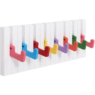Ricoo Garderobenhaken Piano Design Bunt