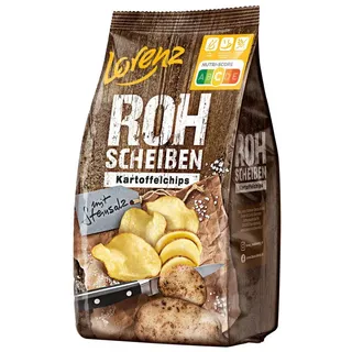 Lorenz Snack-World Rohscheiben Chips Steinsalz 120g