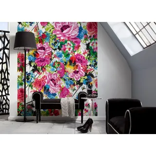 KOMAR Fototapete "Romantic Pop 184 x 254 cm bedruckt glatt Wohnzimmer, Schlafzimmer,